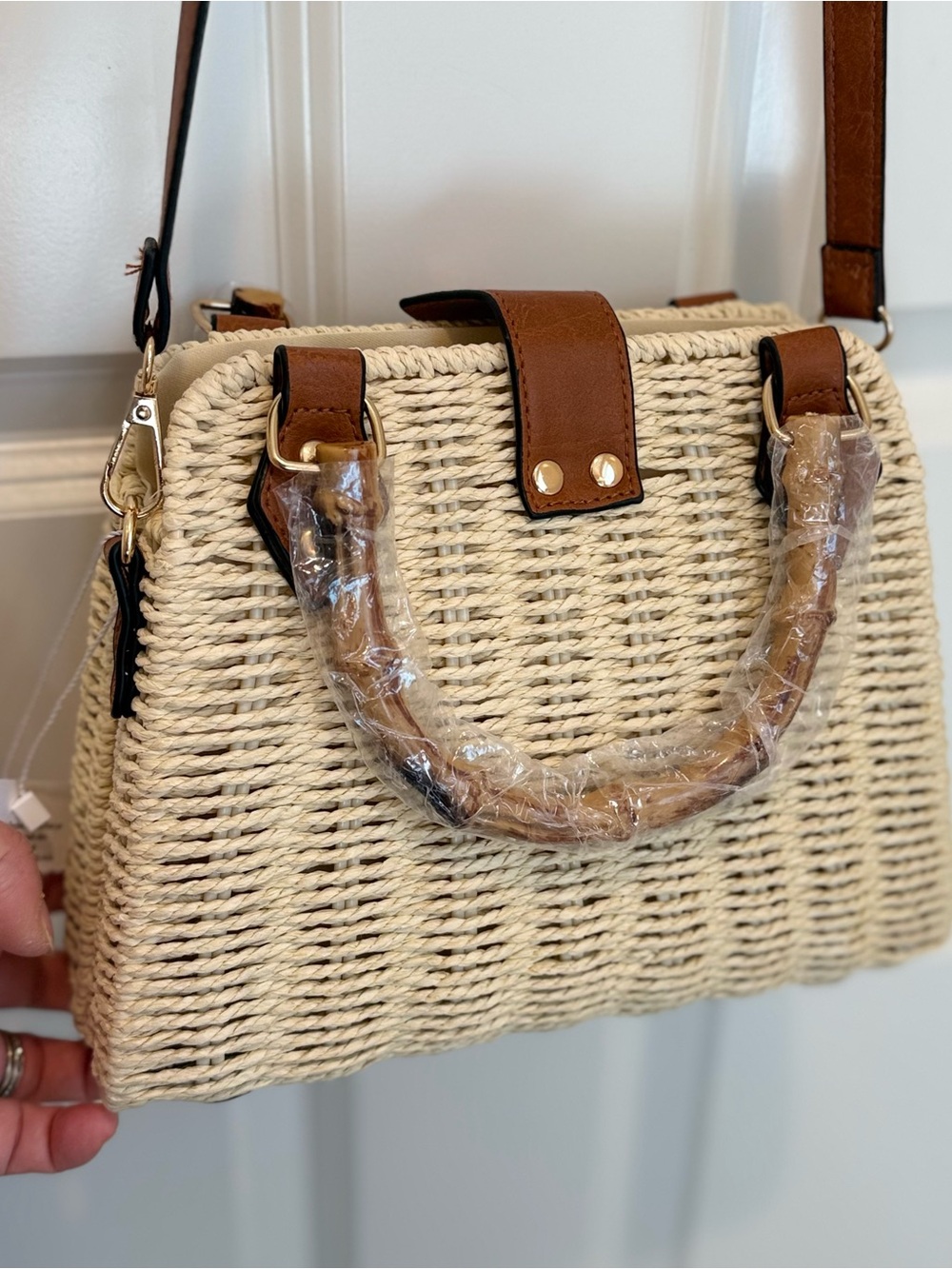 Intrend by Max Mara Bamboo-Handle Trapeze Bag Size: OS Spring /Summer - Picture 6 of 16